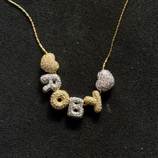 Collana Bubble Glitter mini